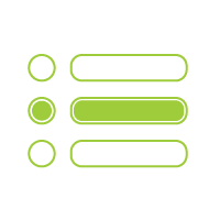 three bulleted points, with the middle one highlighted